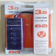 1.2 METER 4 PORT USB HUB 3.0