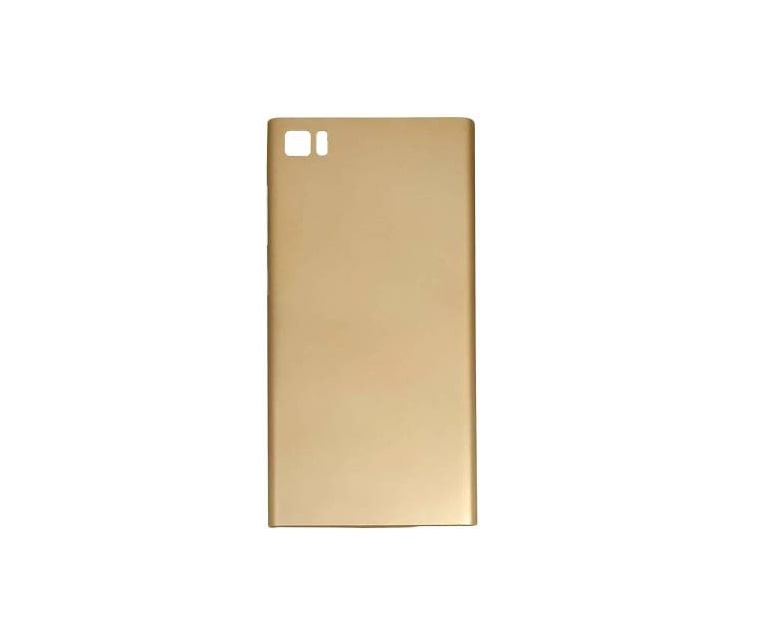 Mi Mobile Back Panel For Xiaomi Mi 3 With Sim Tray (Gold) Back Panel (Gold)