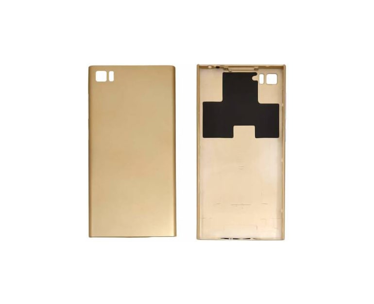 Mi Mobile Back Panel For Xiaomi Mi 3 With Sim Tray (Gold) Back Panel (Gold) - Image 3