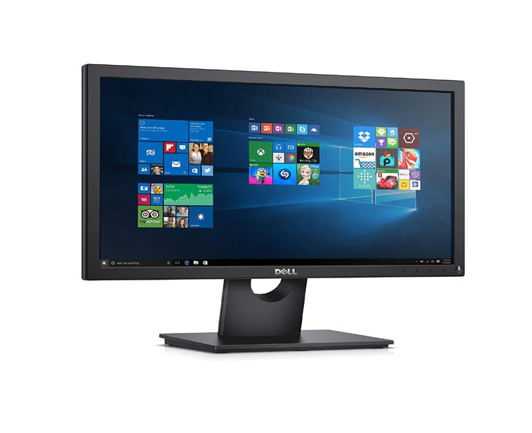 Dell / 19.5 inch (49.41 cm) / LED Backlit Computer Monitor / HD / TN Panel with VGA Port / E2016HV (Black)