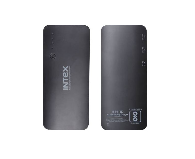 Intex 11000 mAh Power Bank (IT-PB11K) (Black, Lithium-ion) - Image 3
