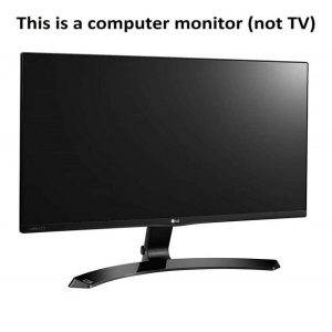 LG / 22 inch (55cm) / IPS Monitor - Full HD / IPS Panel with VGA / HDMI / DVI / Audio Out Ports / 22MP68VQ