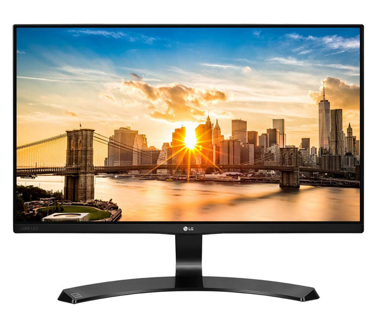 LG / 22 inch (55cm) / IPS Monitor - Full HD / IPS Panel with VGA / HDMI / DVI / Audio Out Ports / 22MP68VQ