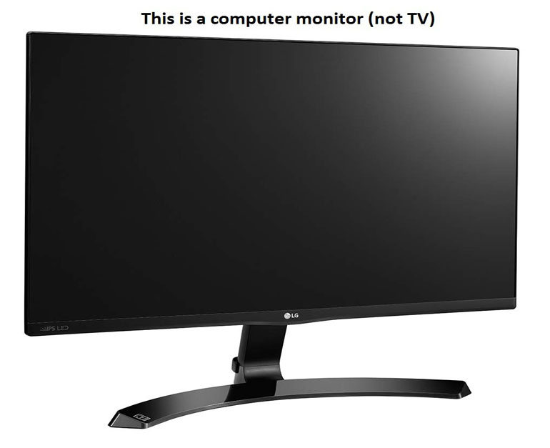 LG / 22 inch (55cm) / IPS Monitor - Full HD / IPS Panel with VGA / HDMI / DVI / Audio Out Ports / 22MP68VQ