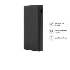 Mi 20000 mAh Power Bank (PB20IZM, 18W Fast Charging)  (Black, Lithium Polymer)