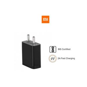 Fast Charge MDY08EX 2A with Micro USB High Speed & Sync USB Cable for MI REDMI Smartphones / 2.1A Mobile Charger with Detachable Cable (Black, Cable Included)