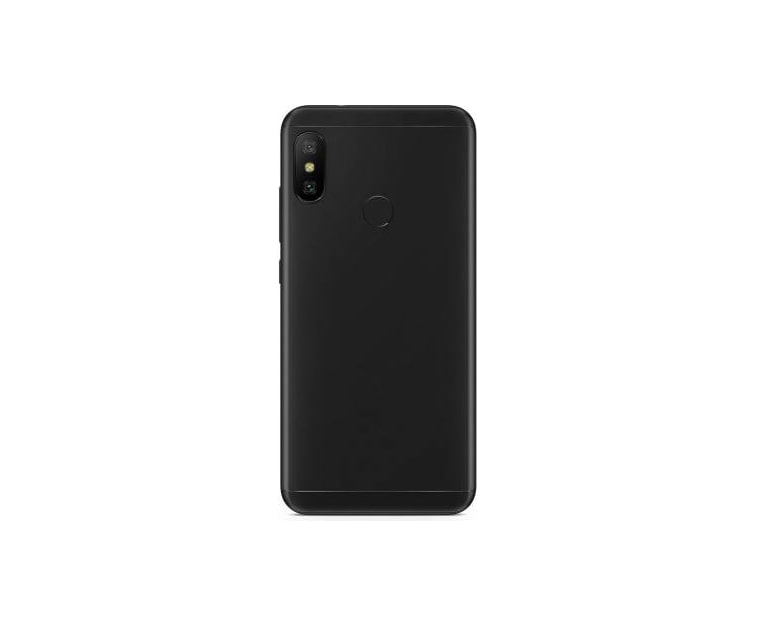MI Back Replacement Cover for Mi Redmi 6 Pro (Black, Hard Case)