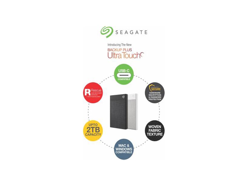 Ultra Touch 2 TB External Hard Disk Drive (Black) - Image 4