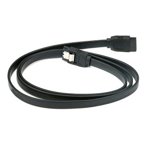 Sata data cable with lock