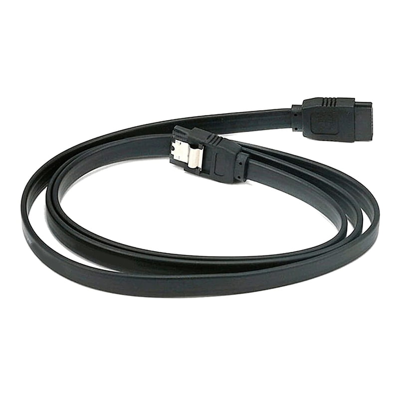 Sata data cable with lock