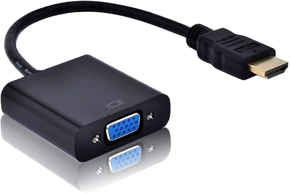 without AUX audio HDMI to VGA converter